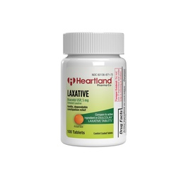 Bisacodyl 5 mg co 12 godzin; EC Overnight Relief Laxative Tablet
