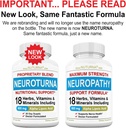 (3 Pack) Neuropatia Suplement wsparcia z 600 mg kwasu lipoinowego alfa - Benfotiamina, Peripheral, Stopy, Nogi rąk, Najlepsza maksymalna moc Naturalne witaminy Renew - 360 Czapki, 90 Dni