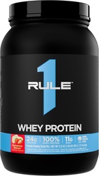 Artykuł 1 Białko serwatki - 24g Białko szybko działające pochodzące z All- Whey Sources z naturalnie występującymi EAA & BCAA do odzyskiwania lub wykorzystania w każdej chwili (2 funty *, Strawberry Banana)