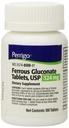 Perrigo Glukonian żelaza Zielone tabletki, 324mg, 100ct (3 opakowania)