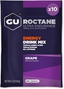 GU Energy Roctane Ultra Endurance Energy Drink Mix, Vegan, Gluten- Free, Kosher, Coffein- Free i Dairy-Free n- Energia dla każdego treningu, 10 Jednodobowych pakietów, Grape