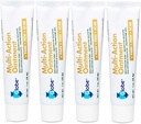 Globe (4 Pack) Pierwsza pomoc Antybiotyczna Blizna Minimizująca Pain- Relief, AntyItch Ointment z Neomycyną, Bacitracin Cynk, Pramoksyna HCl & Polymyxin B, dla Małych Cięć, Scrapes & Burns