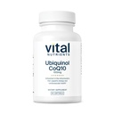 Vital Nutrigents Ubiquinol CoQ10 100mg < 124; Activated Form of Coenzym Q10 < 124; Pottent Antioksydant to Support Cardival and Brain Health * < 124; gluten and Dairy Free < 124; 60 Vegetarian Softgels