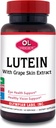 Olympian Labs Lutein 20 mg, 60 Kapsułki złożone z FloraGLO i ekstrakt ze skóry winogrona, Wsparcie zdrowej wizji i funkcji oczu