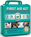 General Medi 360 Pieces Hardcase First Aid Kit - Kompleksowa duża skrzynka pierwszej pomocy zawiera Premium Dostawy medyczne dla podróży, Dom, Biuro, Pojazd, Kemping, Miejsce pracy i Outdoor