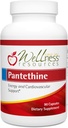 Wellness Resources Pantetine - Aktywna witamina B5. Wegan (300 mg, 90 kapsułek)