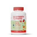 SmartyPants Kids Multivitamin Gummies and Fiber Supplement: Vitamin D3, C, Vitamin B12, B6, A, Zinc, Biotin, Inositol, Fiber Gummies, Three Fruit Flavors, 120 Count (30 Day Supply)