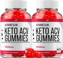 Ultra Bio Slim Keto Plus ACV Gummies Suplement diety - UltraBio Slim Keto Jabłko Cydr Gummies Recenzje, Maksymalna moc BiSlim Gummies do zaawansowanego zarządzania wagą (2 Pack - 120 Gummies)