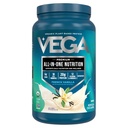 Vega Organic All- in- One Vegan Protein Powder, French Vanilla -Superfood Składniki, Witaminy do wspierania odporności, Keto Friendly, Pea Protein for Women & Men, 1,5 kg (Opakowanie 1)