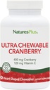 NaturesPlus Ultra Żurawina do żucia - 90 Jagody miłości tabletki, Pack of 2 - Promotes Urnary Tract Health - Non-GMO, Gluten Free - 90 Razem Sługi
