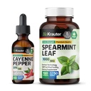 BIO KRAUTER Cayenne Pepper nalewka 2 Fl. Oz. & Kapsułki 100