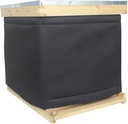 Pszczoła Hive Wrap, Zima Hives Beekeeping Supplies pasują 1 głębokie Hives z 1 średniej Hive Box, Zimowe osłony ochrony 600D Oxford Izolacja Pokrywa, Lekka, wielokrotnego użytku (81 "x15.7")