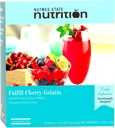 Nutmeg State Nutrition - Wysokie Fiber Drink Mix, Niskie kalorie, Tłuszcz wolny, bezkofeinowy, Cukier wolny, Naturalnie aromatyzowane, Idealne Białko kompatybilne, Aspartam Free, 10 Słupki na pudełko (Cherry Żelatyna)