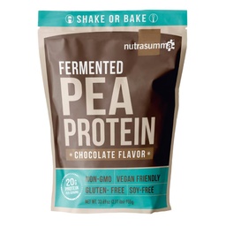 Proszek z białka grochu nutrasumma, Wegański aromat czekoladowy, 100% roślina na bazie, brak sztucznych słodzików, Nie GMO, Gluten Free & Soy Free, 2.11 LB