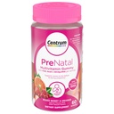 Centrum Prenatalne Gummeje wielowarstwowe z DHA i kwasem foliowym, mieszanymi jagodami i aromatami pomarańczowymi - 60 Count, 30 Day Supply