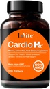 InVite Health Cardio Hx ® - Wsparcie dla układu krążenia, serca i układu sercowo- naczyniowego - Zawiera magnezu, taurynę, wisienkę Hawthorn - 120 tabletek