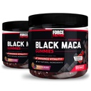 Force Factor Black Maca Gummies, 2-Pack, Black Maca Root do poprawy męskiej witalności, Zwiększenie energii i siły, z BioPerine dla Superior Absorption, Pyszne Passion Berry Flavor, 120 Gummies