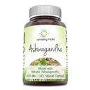 Niesamowite Indie Ashwagandha Suplement DEV124; 500 Mg Per Serving Nex124; 120 Veggie Capsules Nex124; Non- GMO Nex124; Gluten Free EX124; Made in USA Nex124; Ideal for Vegetarian