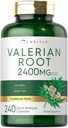 Carlyle Valerian Root Capsules 2400mg < 124; 240 Count < 124; Herb Extract Supplement < 124; Non- GMO ≤ Gluten