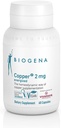 Bioguna Copper 2 mg Energized - w łatwo absorbowanej i dobrze tolerowanej postaci cytrynianu - 60 kapsułek