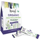 Konsyl Organic Daily Psyllium Fiber Stick Packs - On- The- Fiber Supplement Powder - Wygodne, All- Natural Soluble Fiber, Bezgluten- Free & Sugar-, Vegan & Keto - 30 Pakiety