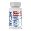 Evogen Brain Builder - Mind- Muscle Connection Wzmacniacz 124; Zwiększa ostrość, Koncentracja, & Połączenie 124; Lions Mane, Bacopa Monnieri, Alpha- GPC 124; 90 Kapsułki