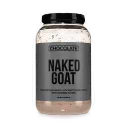 Naked Chocolate Protein Powder - Pasture Fed Coat Serwatka Protein Powder from Small- Herd Dairies - Tylko 3 Składniki - GMO Free, Soy Free - All Natural - 23 Grams of Protein - 25 Służenia