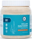 Pyllium Husk Powder- 2lb, 32oz Xi124; Easy Mixing Dietary Fiber Xi124; Cleanse Your Digestive System Xi124; Finely Ground Powder Xif124; Idealny do pieczenia Keto Xifl124; Non-GMO