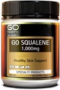 Go Healthy Go Squalene Skin Support, antioxidant Protection, Cholesterol Level Support 1000mg 180 Softgel Caps