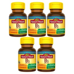 Nature Made B1 100 Mg 100 Count (5 opakowań)