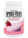 NaturesPlus SPIRU-TEIN, Truskawka - 4,5 kg - Wstrząs białkowy na bazie plantacji - Non-GMO, Wegetarianin, Gluten Free - 60 Służenia