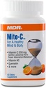 Witamina C Wsparcie immunologiczne, Lekarz Zalecany Mito- C, z witaminą k1, 60 Hrabia, 500mg, Wielkie źródło witaminy C