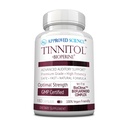 Zatwierdzone Science Tinnitol - dodatek do wsparcia szum w uszach - Ease Ringing in The Ears - Boost Inner Ear Health - 1 butelka - 3 miesięczne dostawy - Made in The USA