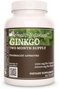 Żywienie Remedy 's Ginkgo Biloba 124; 1000 mg, 60 Kapsułek Wegańskich Ziołowych Suplement diety 124; Dwa miesiące dostaw