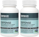 Benecin Defense 1500 mcg stabilizowany alicyna na kapsułki 124; Plus wysokie ilości SAC i polifenoli z czarnego czosnku 124; Potężne wsparcie immunologiczne i serce funkcji Czapki wegetariańskie (1 Hrabia (Pack of 180))