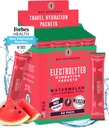 Numery KLUCZOWE Pakiety proszkowe Electrolytes - Odświeżające Arbuz 40 Pakiety nawadniające - Proszek nawadniający podróży - Nie cukier, Nie kalorie, Gluten Free - Made in USA