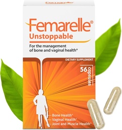 Femarelle ® Niepowstrzymany - Suplement diety dla kobiet - Wsparcie kości, mięśni i połączeń i zdrowia pochwy - 56 Kapsułki - Nie-Hormonal - Klinicznie badane