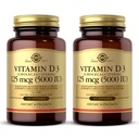 Solgar Vitamin D3 (Cholecalciferol) 10 mcg (400 IU) - 100 Softgels, Pack of 2 - Helps Maintain Healthy Bones & Teeth - Immune System Support - Non-GMO, Gluten Free, Dairy Free - 200 Total Servings