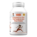 ANDREW LESSMAN Energy and Fat Metabolizm Czynniki 180 Kapsułki - Promotes Optimum Fat Burning and Energy Metabolizm, z Carnitine, Green Tea, Guarana, Ginseng, B- Complex. Łatwe do połknięcia kapsułki