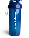Smartshake Lite Protein Shaker Butelka 1000ml Biżuteria 124; Płynnoodporna siłownia Shaker Drink Butelka do Shakes Protein 124; Przezroczysta Butelka z polipropylenu, Bezpłatne Puchar z proszkiem białka dla mężczyzn i kobiet, Navy Blue