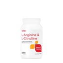 GNC L Arginina + L Cytrulina 500mg Każdy suplement, Wspiera produkcję tlenku azotu i zdrowe naczynie krwi Tone, 120 Służenie