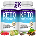 Keto Boost Diet Suplement Ketosis - Natural Exgenous Keto Formula Support Energy & Focus, Advanced Ketones for Ketogenic Diet, dla mężczyzn