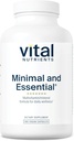 Vital Nutrigents Minimal and Esential Multivitamin Amend124; Vegetarian One per Day Multi Witamina, Mineral, & Antioksydant Supplement * Amend124; Iron- Free Amend124; Gluten, Dairy, Soy Free Amend124; Non-GMO Amend124; 180 Kapsułki
