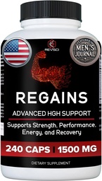 HGH Suplementy dla mężczyzn i kobiet - Odzyska naturalny anaboliczny wzrost mięśni i ludzki hormon wzrostu dla mężczyzn, Muscle Builder dla mężczyzn, Muscle Recovery Post Workout Supplement, 240 pigułek protein