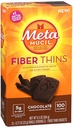 Metamucil Fiber Cienkie, Czekolada, 12 Pakiety, 9.3 oz - Opakowanie po 2
