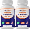 Witamina Witaminy B1 (tiamina) 500 mg - 2 opakowania (120 kapsułek ogółem)