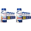 Zagwarantuj plus Nutrition Shake z 16 gramami białka i Upewnij Plus Liquid Nutrition Shake z włóknem, 16 Grams Protein, Vanilla, 8 Butelka Fl Oz (Opakowanie po 24)