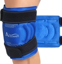 Atsuwell Ice Pack dla Knees, wielokrotnego użytku żel Ice Wraps dla Knee, elastyczny zimny kompres zimny Pack dla Knees, Łokieć, Shin, 1 opakowanie