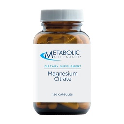 Konserwacja metaboliczna Magnezu Cytrynian 120 kapsli