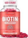 Biotin Gummies for Hair Growth Growth 124; Max Siła Biotin 10000mcg Zapobiega Tinning and Loss Growth 124; Chewable Biotin Supplement for Women and Kids Growth 124; 100 Hrabia Wegan Hair Gummies for Hair Skin and Nails